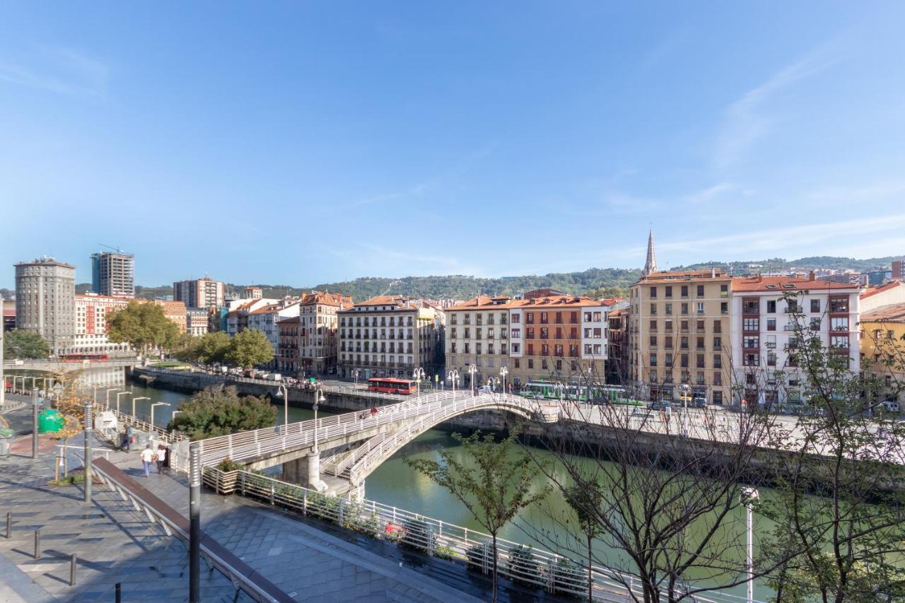 Confort Y Diseno Con Vistas Al Casco Viejo Bilbao Exteriör bild